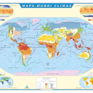 Mapa Mundi Climas - Ref 114
