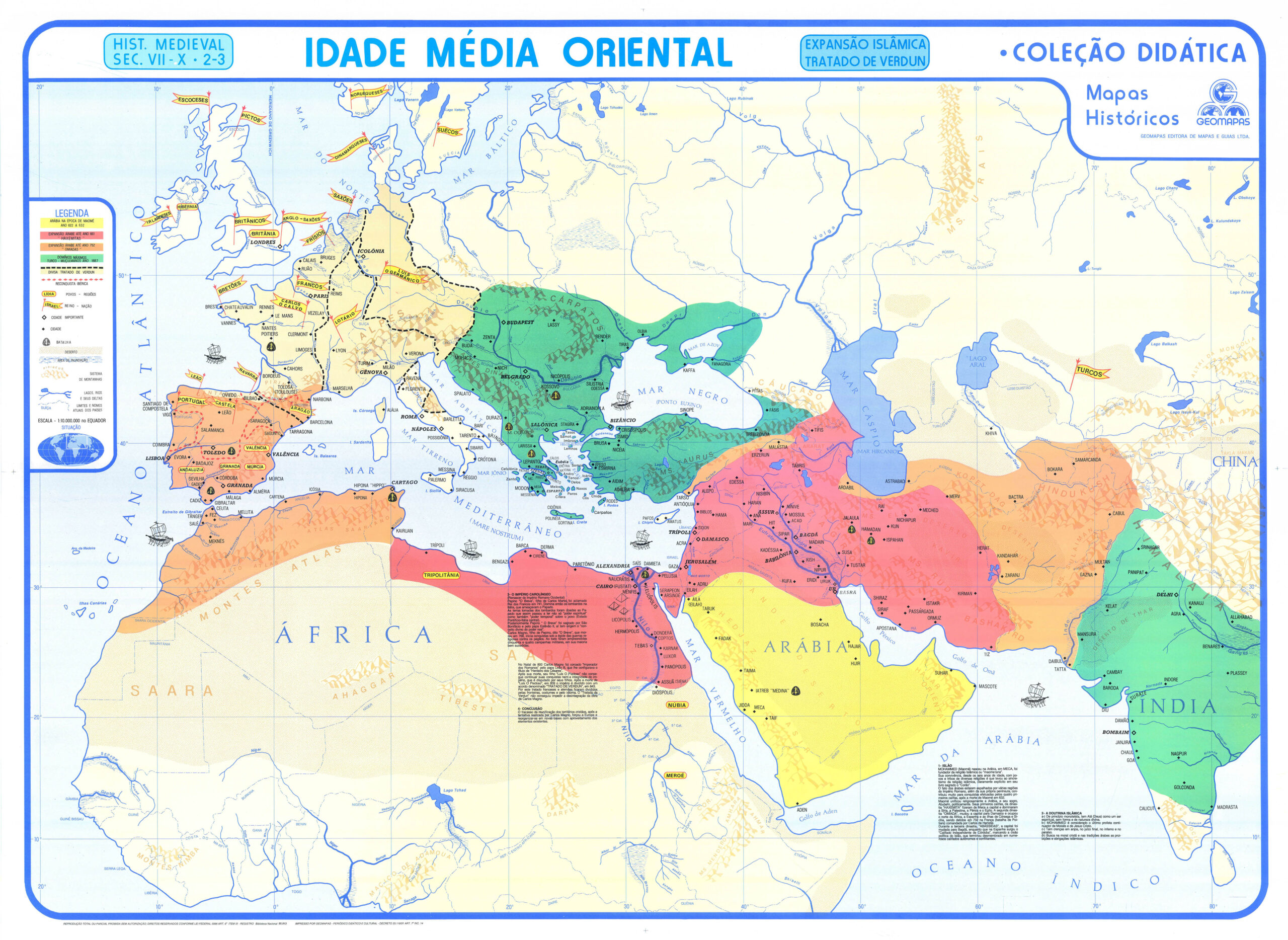 Mapa da Idade Média Oriental