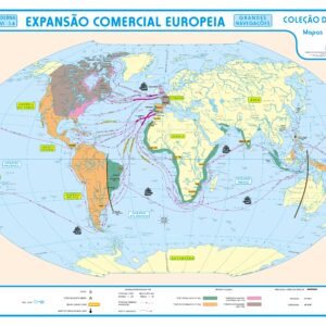 Mapa da Expansão Comercial Européia