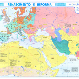 Mapa Renascimento e Reforma - Ref 128