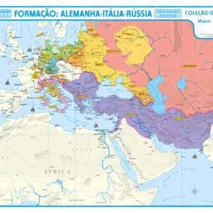 Mapa Formação: Alemanhã, Itália e Rússia - Ref 133