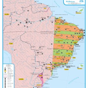Mapa Brasil Colônia I - Ref 134