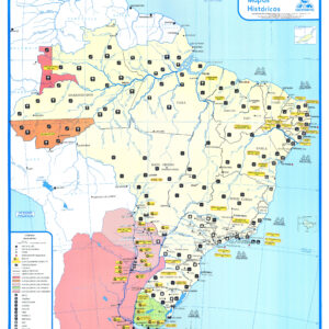 Mapa Brasil Império - Ref 136