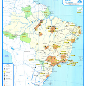 Mapa do Brasil Republica I - Ref 138