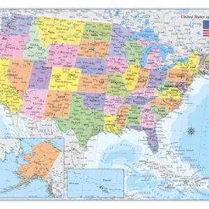 Mapa dos Estados Unidos