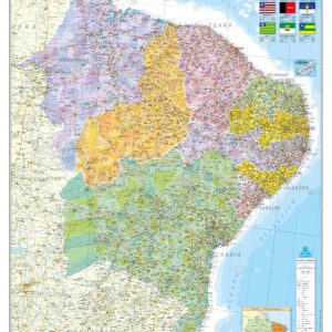 Mapa da Região Nordeste