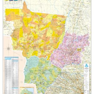 Mapa da Região Centro-Oeste do Brasil