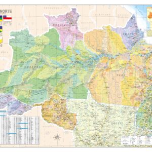Mapa da Região Norte do Brasil