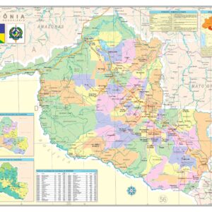 Mapa do Estado de Rondônia