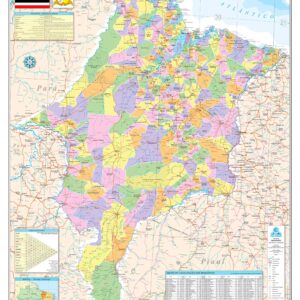 Mapa do Estado do Maranhão