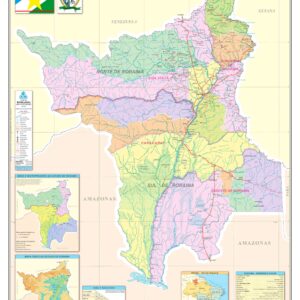 Mapa do Estado de Roraima