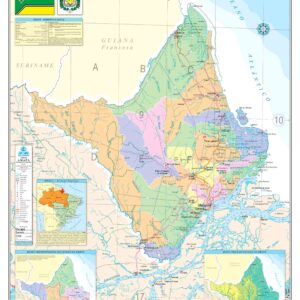 Mapa do Estado do Amapá