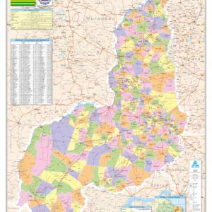 Mapa do Estado do Piauí