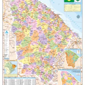 Mapa do Estado do Ceará