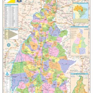 Mapa do Estado de Tocantins