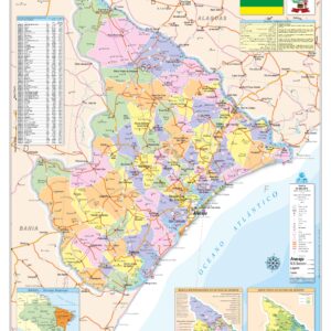Mapa Do Estado De Sergipe