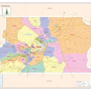 Mapa do Distrito Federal Político