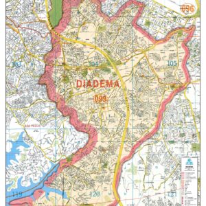 Mapa Diadema - Ref: 710