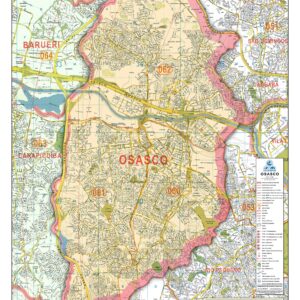 Mapa Planta do Município de Osasco - Ref: 762